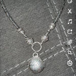 Sterling silver locket necklace